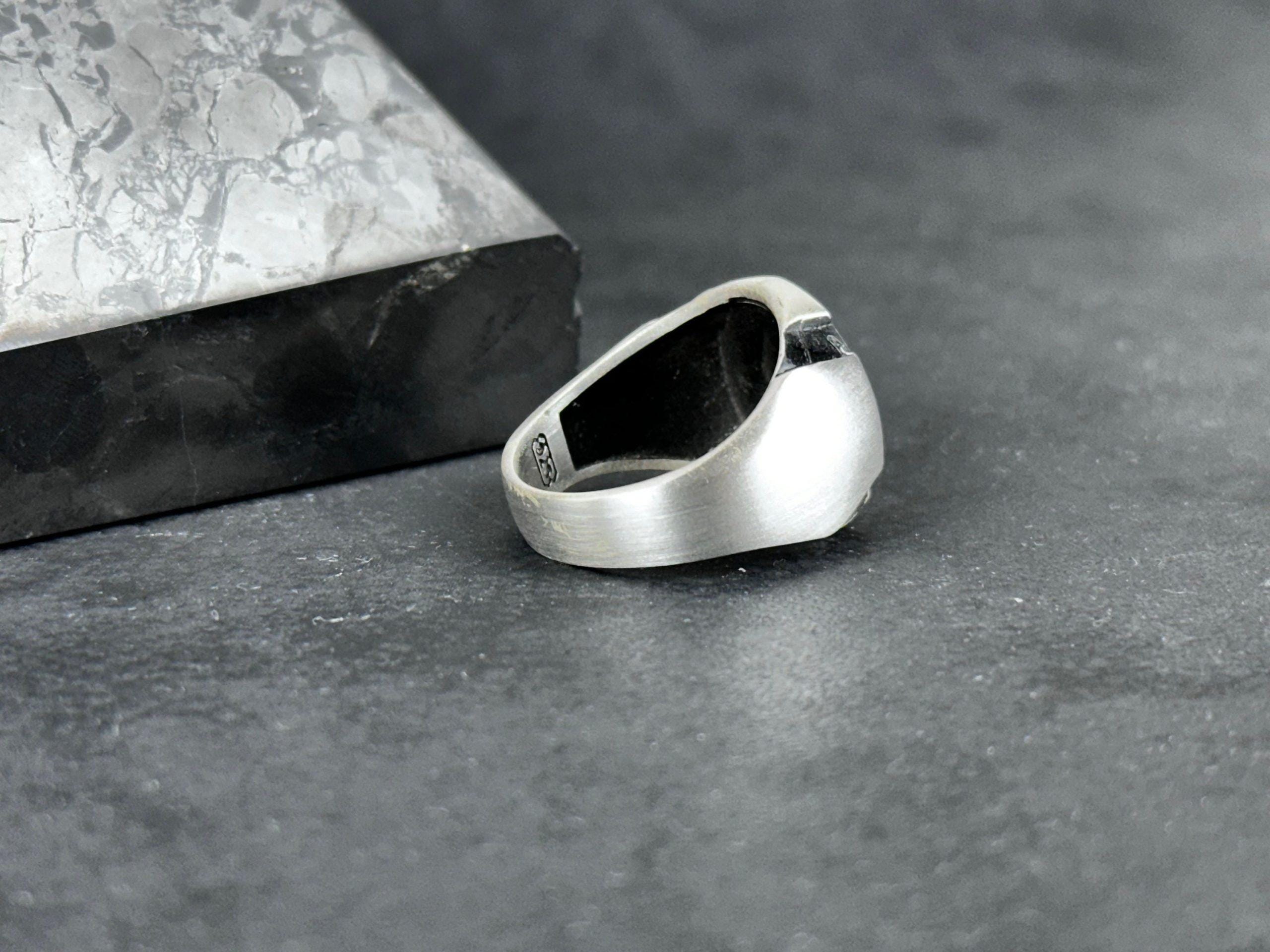 Leo Zodiac Ring - Handmade Sterling Silver Men's Accessory