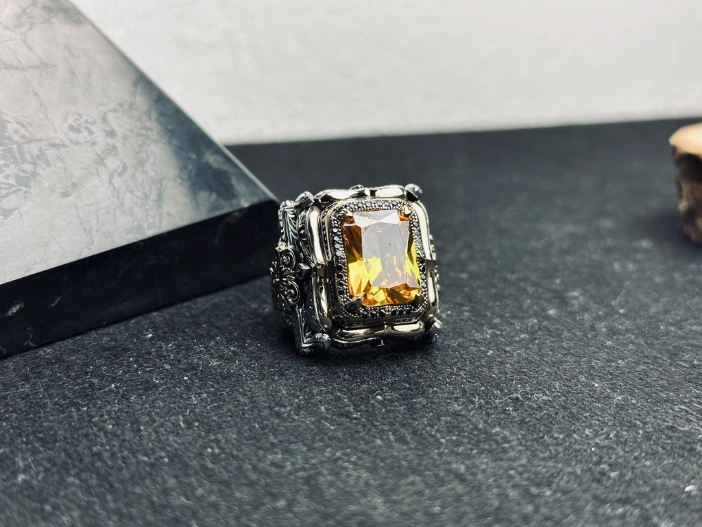 Sultanit Sterling Silver Ring: Color Change Gemstone, Handmade