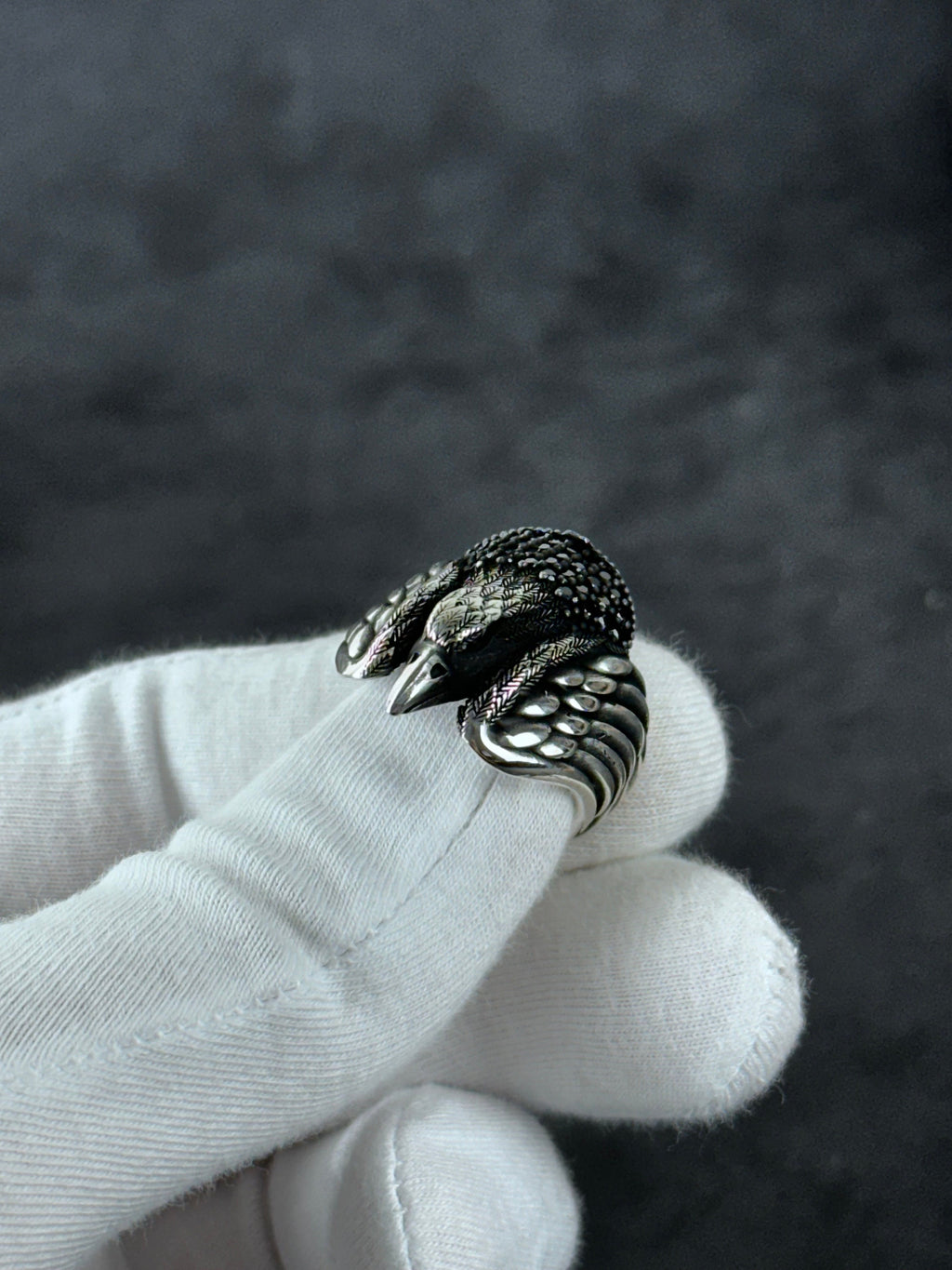 Eagle Ring: Sterling Silver Handmade - Bold Men's Statement