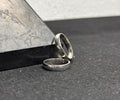 Personalized Sterling Silver Couple Rings: Adjustable Promise Rings