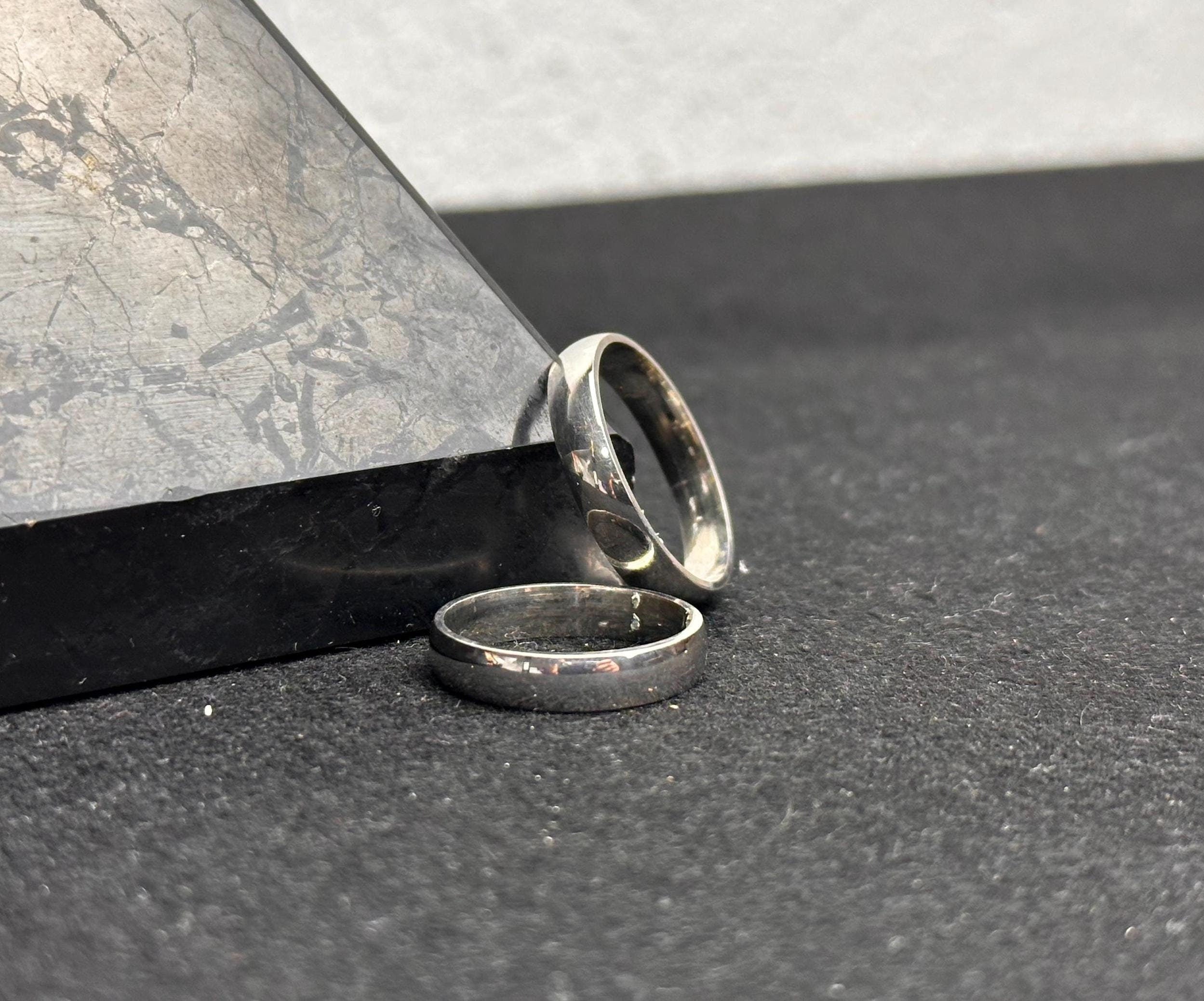 Personalized Sterling Silver Couple Rings: Adjustable Promise Rings