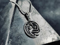 Handcrafted Silver Snake Necklace - Unique Pendant Design