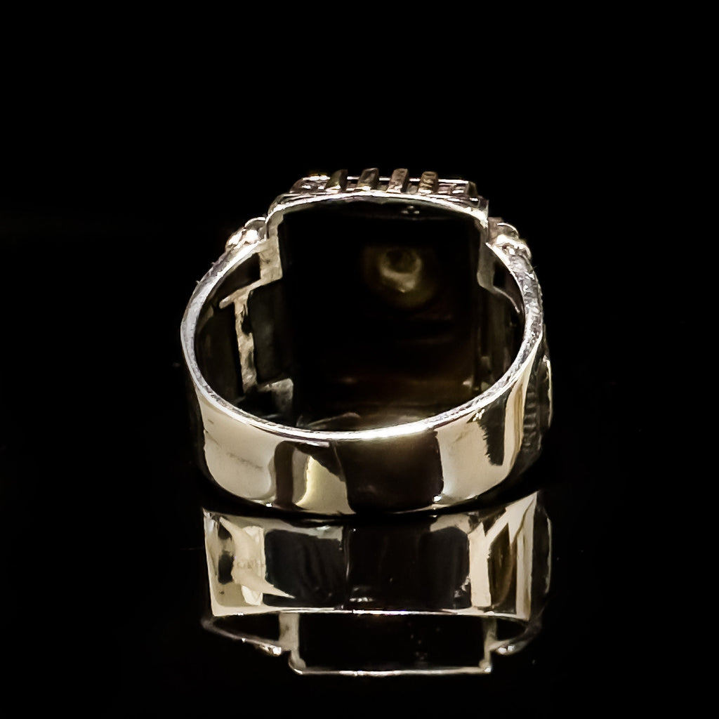 Mosque Ring: Handmade Sterling Silver (Men's Islamic Jewelry)