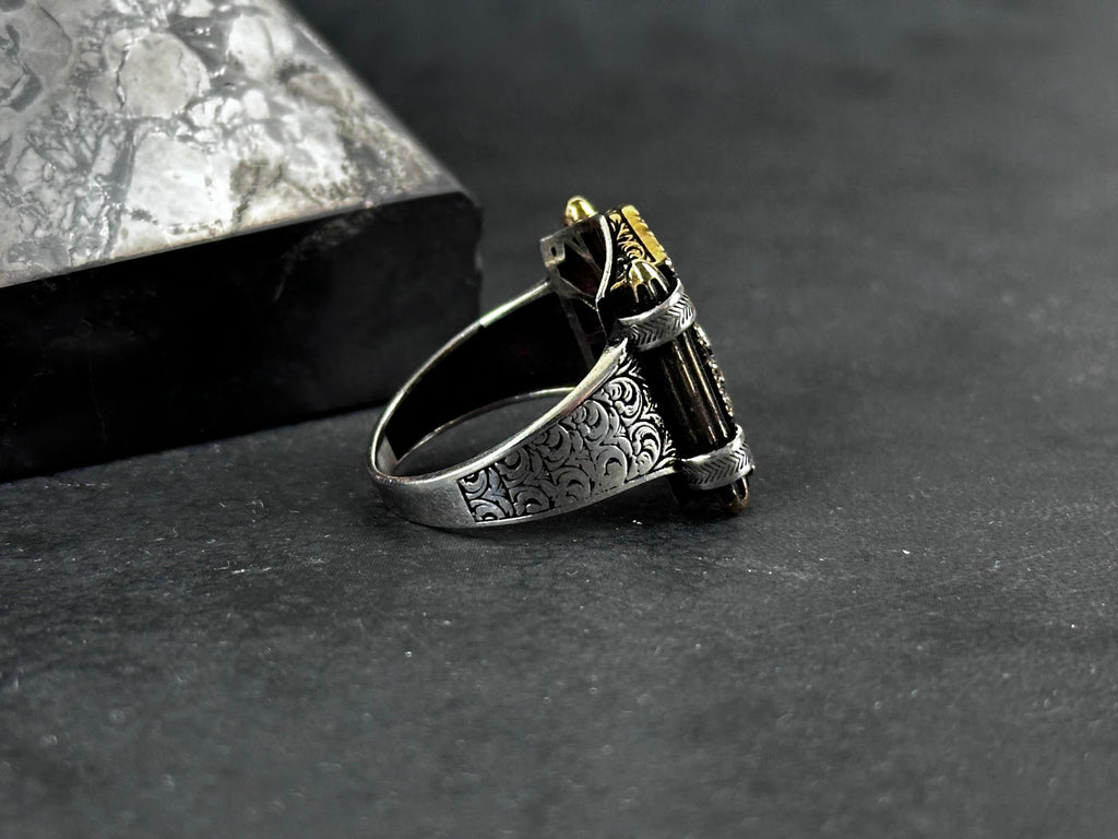 Sterling Silver Snake Ring: Handmade Leo Design Statement