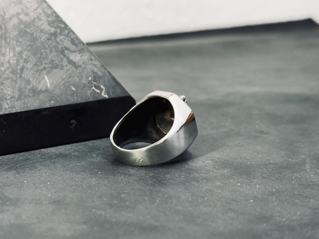 Sterling Silver Lion Ring - Majestic Engraved King of Beasts
