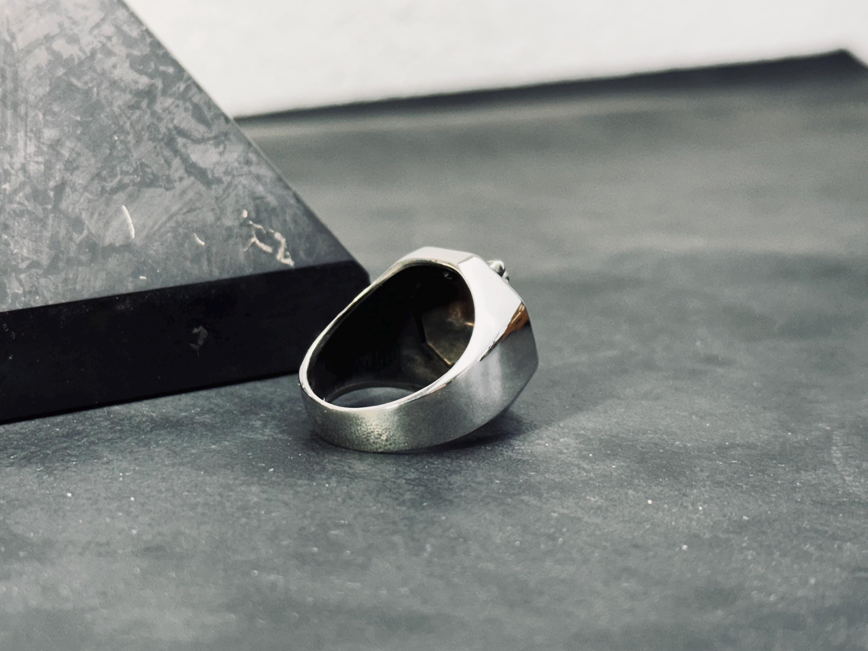 Sterling Silver Lion Ring - Majestic Engraved King of Beasts