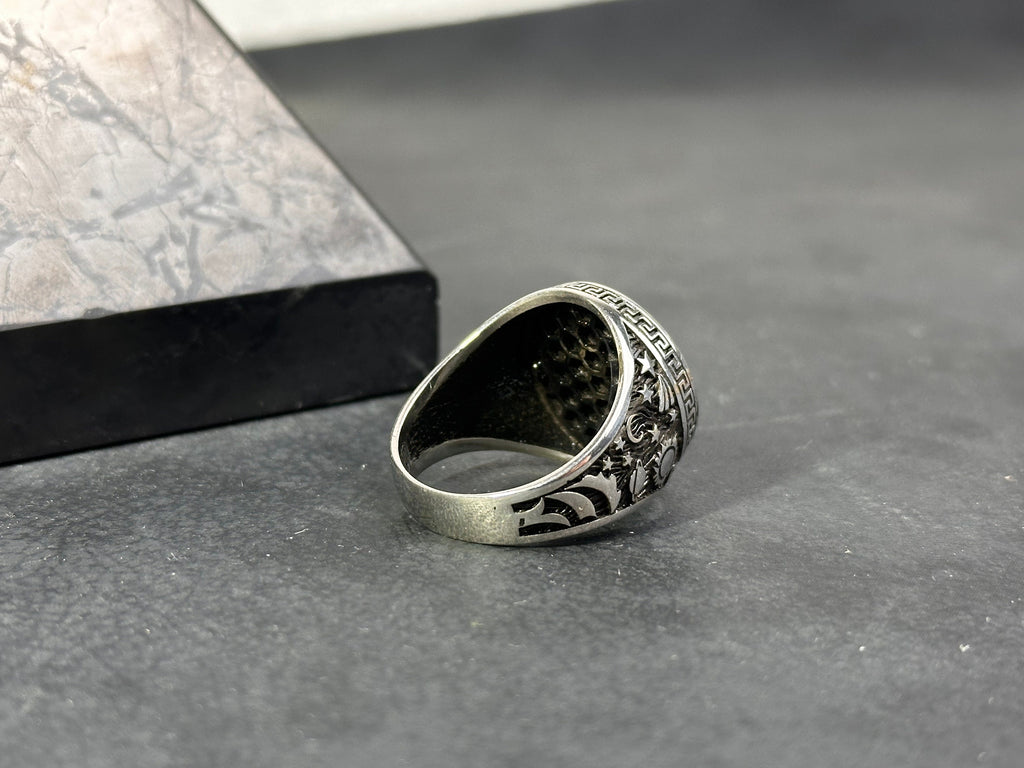 Cancer Zodiac Ring - Dainty Sterling Silver Astrology Band