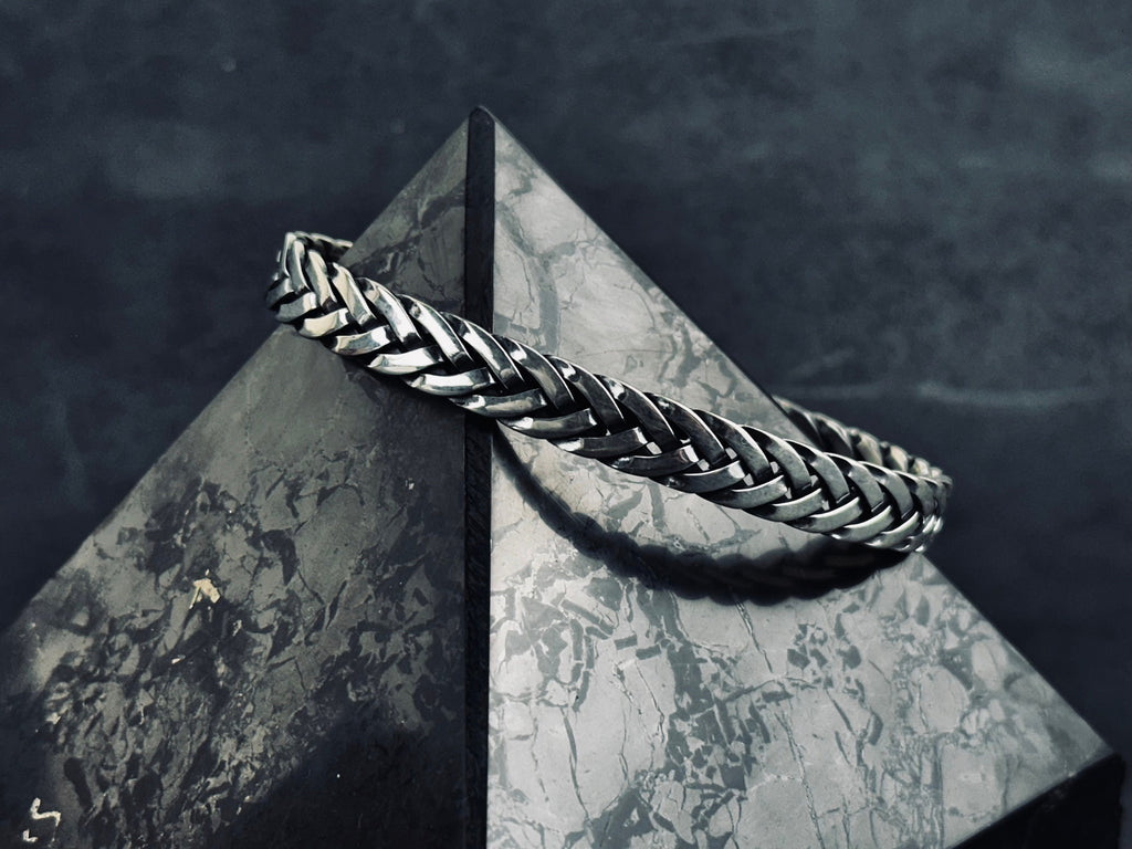 Byzantine Bracelet: Sterling Silver Ancient Rome Style (Handmade)
