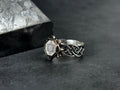 Solomon King Ring: Sterling Silver Minimalist Design - Adjustable Fit
