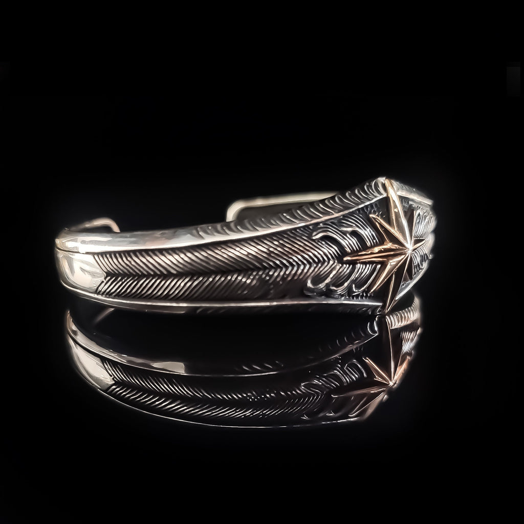 Compass Bracelet: Sterling Silver Handmade - Men's Jewelry