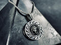 Medusa Pendant Necklace: Double-Sided Myth Design (Sterling Silver)