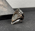 Seal of Solomon Ring: Handmade 925 Sterling Silver Thumb Band