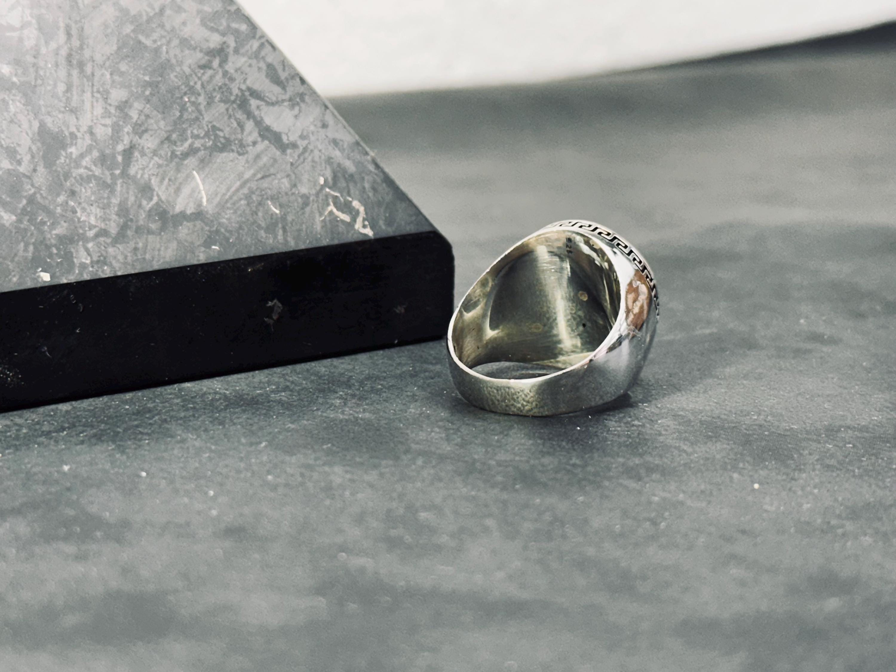Sterling Silver Handshake Ring: Loyalty and Friendship Symbol