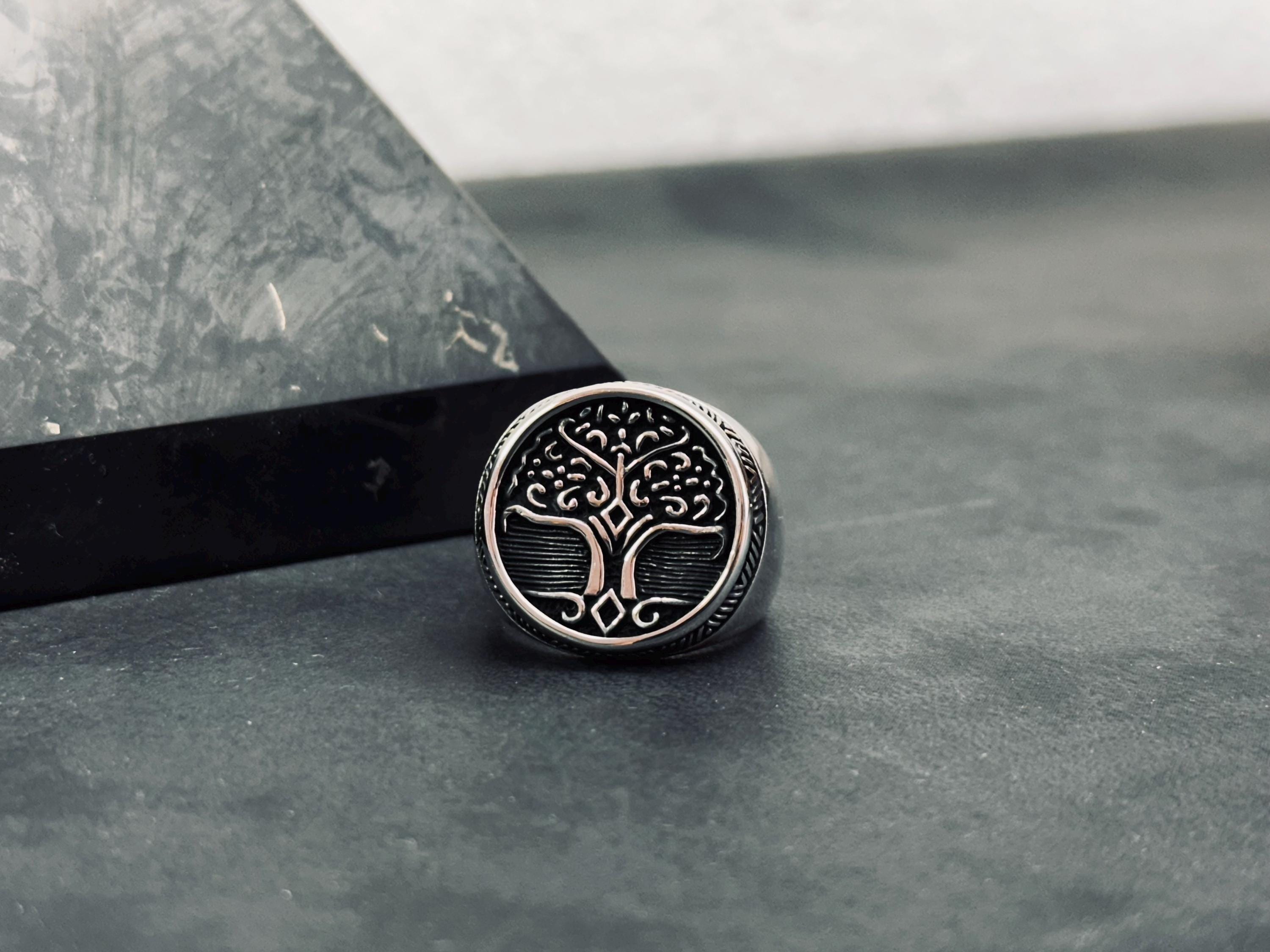 Tree of Life Ring: Nature Inspired Jewelry (Sterling Silver)