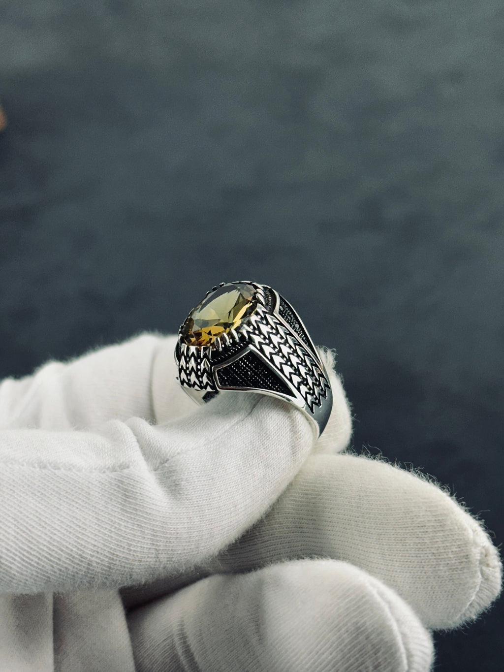 Diaspore Gemstone Ring, Sterling Silver, Color-Shift Sultanit (Handmade)