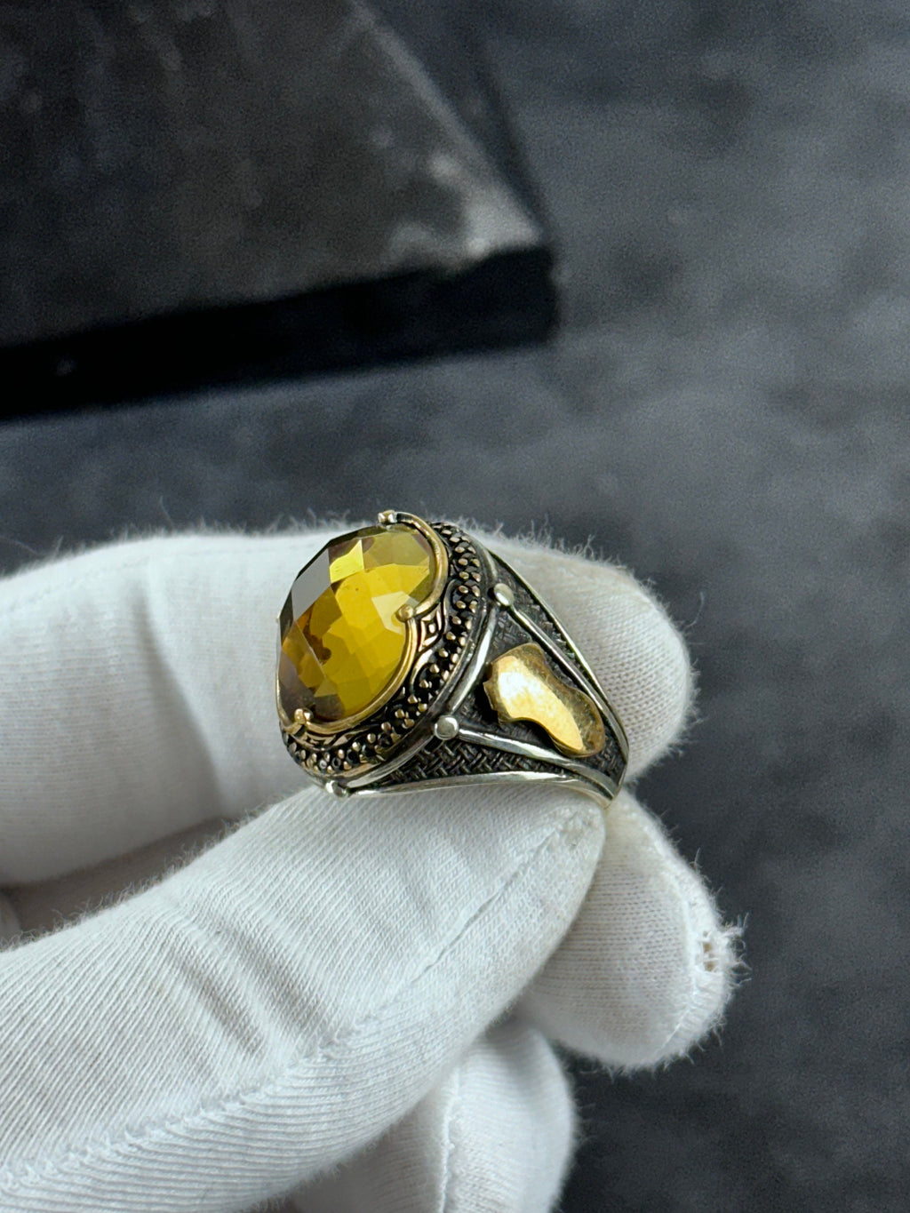 Color Change Diaspore Ring: Sterling Silver, Unique Gemstone