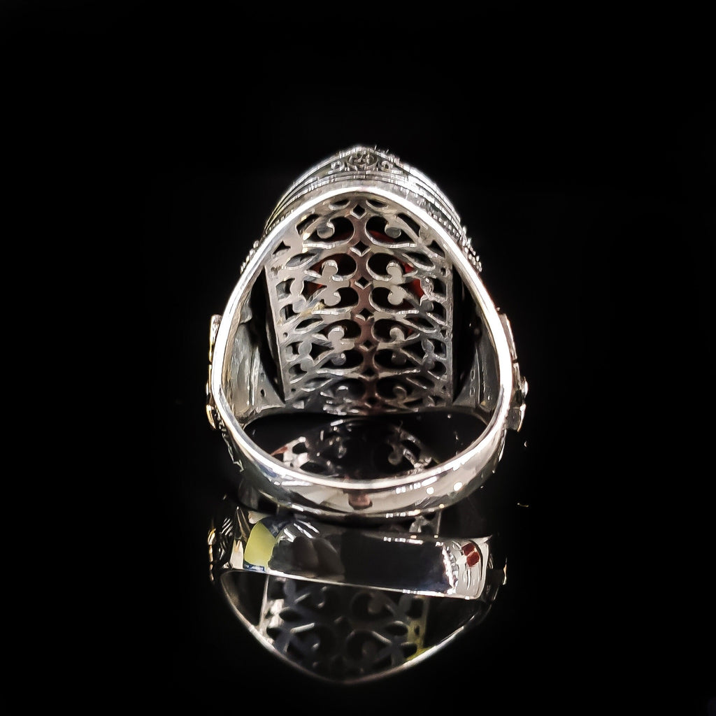 Sterling Silver Ring: Rare Sultanit Gemstone - Handmade Statement Jewelry