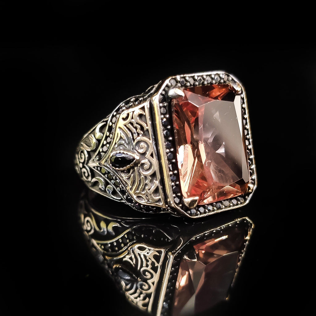 Sterling Silver Sultanite Ring, Mystic Gemstone (Color Shifts Under Light)