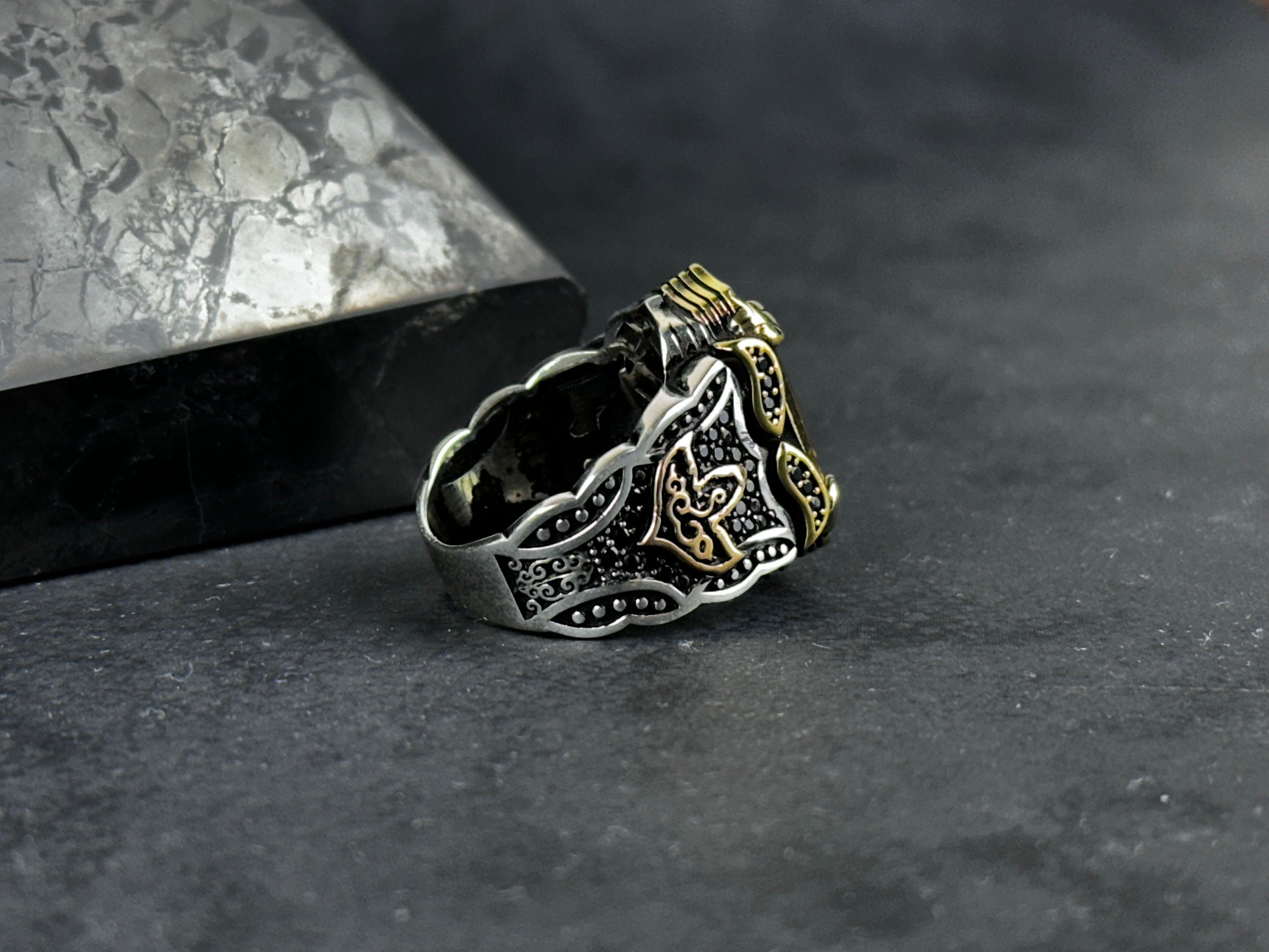 Sultanite Silver Ring: Handmade Color-Shift Gemstone - 925 Sterling