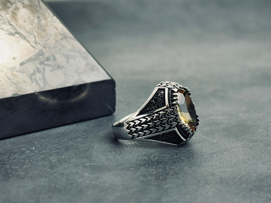 Diaspore Gemstone Ring, Sterling Silver, Color-Shift Sultanit (Handmade)