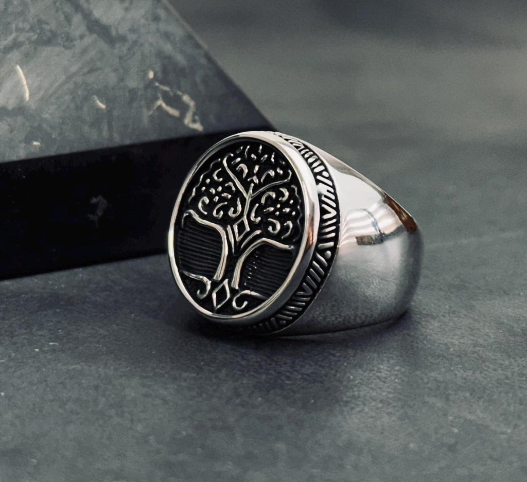 Tree of Life Ring: Nature Inspired Jewelry (Sterling Silver)