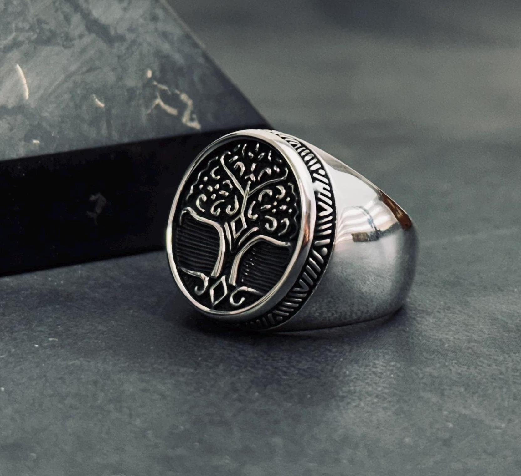 Tree of Life Ring: Nature Inspired Jewelry (Sterling Silver)