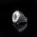 Sterling Silver Ottoman Signet Ring - Handmade Islamic Design